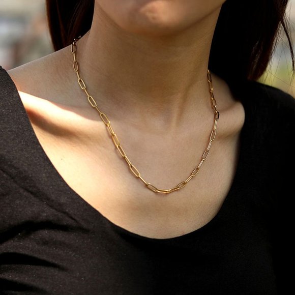 DALIA Essential Chain Link Necklace - Picture 3 of 12